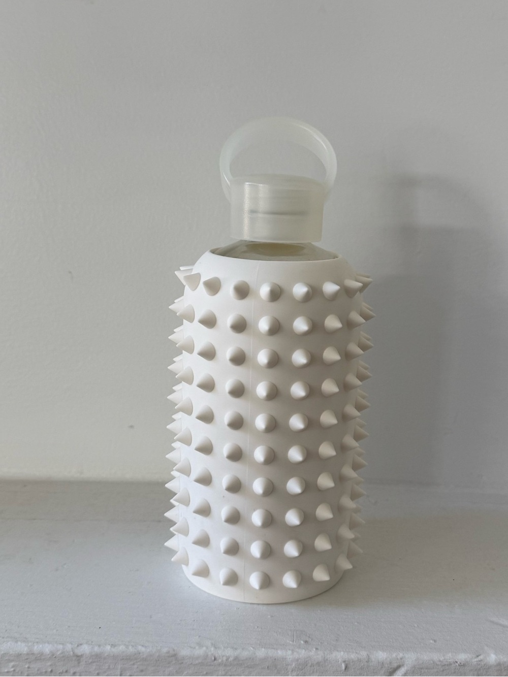Bkr Glass Water Bottle with Spiked Silicone Sleeve